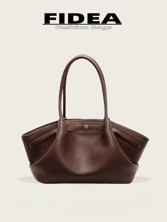 حقيبة كبيرة السعة للمرأة قطعة واحدة ، برغندي ، بقماش جلد صناعي ذو نقش جلد سحلية ، ديكور حزام ، حقيبة كتف وصدر ذات طراز رجعي بسيط عصري، مناسبة للتسوق والتنقل والاستخدام اليومي للنساء