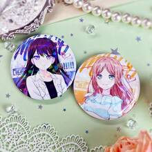1pc Inspired Character Badges - Anime Merchandise, Backpack Hanging Decor, Laser Engraved Surface, Perfect Gift For Holidays, Birthday, Easter
