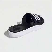 Adidas ALPHABOUNCE SLIDE 2.0輕便運動休閒拖鞋 - 黑與白 - 查看 4