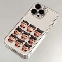 كفر هاتف سيليكون شفاف رومانسي فني إبداعي عالي الجودة متوافق مع هواتف أيفون 16 برو ماكس، أيفون 15 برو ماكس، أيفون 14 برو ماكس، أيفون 13 برو ماكس، أيفون 12 برو ماكس، أيفون 11 برو ماكس، أيفون 16 برو، أيفون 15 برو، أيفون 14 برو، أيفون 13 برو، أيفون 12 برو، أيفون 16، أيفون 15، أيفون 14، أيفون 13، أيفون 12، مع طباعة كرتونية لزهرة الإفيليوم الوادن