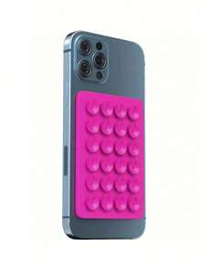 1/2/3/4pcs硅胶吸盘方形单面硅胶吸盘多功能手机皮套硅胶手机吸盘支架 - 彩色 - 查看 19