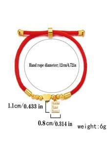 1 pieza Pulsera milanesa con cobre y circonita A-Z, 26 iniciales inglesas ajustables, elegante y exquisita, joya de mano para uso diario y casual, regalo para fiesta y vacaciones.