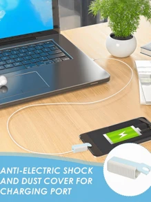 5 PCS Charging Cable Protective Covers, Mobile Data Cable Protectors, Anti-Break Charging Cable Covers With Dust Caps Travel Essentials Travel Accessories Travel Must Haves - Multicolor - View 3