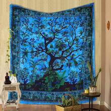 Tapeçaria roxa de árvore da vida para pendurar na parede, colcha de solteiro, lençol de piquenique, decoração de parede, cobertor, arte de parede, decoração de quarto hippie (solteiro, 82 x 54 polegadas), pacote de instalação grátis, presentes, aniversário, formatura, decoração de casa, pôster, decoração de casa, sala de estar, tapeçaria para quarto, bandeira, decoração de quarto, coisas