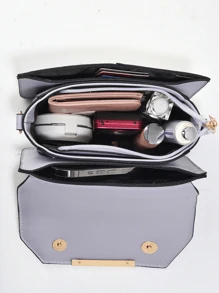 Geantă pătrată cu clapă, impermeabilă, ușoară, tip business casual, cu blocuri de culoare, cadou de Ziua Mamei pentru mamă, pentru fete adolescente, femei, studente, începătoare și lucrători cu gulere albe, perfectă pentru birou, facultate, muncă, afaceri, naveta