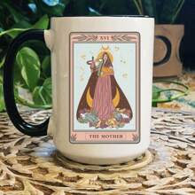 Tarot Card Mug, Occult Tarot Card Mug, The Mother Tarot Mug, Witchy Mug, Moon Mug, Mama Mug, 11 Oz Coffee Mug