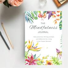 100天情緒健康日記-大學規格的記錄本，適用於自我照顧和正念-每日問題提示日記，配有男性和女性特別正念功能 - 彩色 - 查看 14