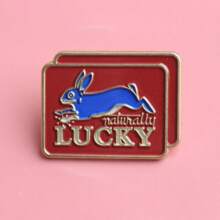 1pc Funny Metal Dripping Oil Brooch Pin, Cartoon Animal Badge Decor For Collar/Backpack, Gift For Friends