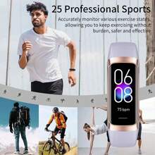 LIGE LIGE Smart Watch 1.1 Inch Full Touch Art Men's Watch Women's Watch And Call Function/Waterproof/Fitness/Tracking Watch/Pedometer/Distance/Calories/Long Life/Sleep Record/Multiple Exercises