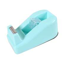 1pc Mini Desktop Plastic Tape Dispenser With Colorful Creative Design, Office Stationery Tape Cutter - Purple - View 12
