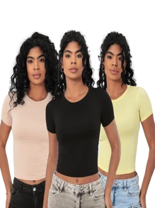 1 Preto e 1 Nude 1 Amarelo