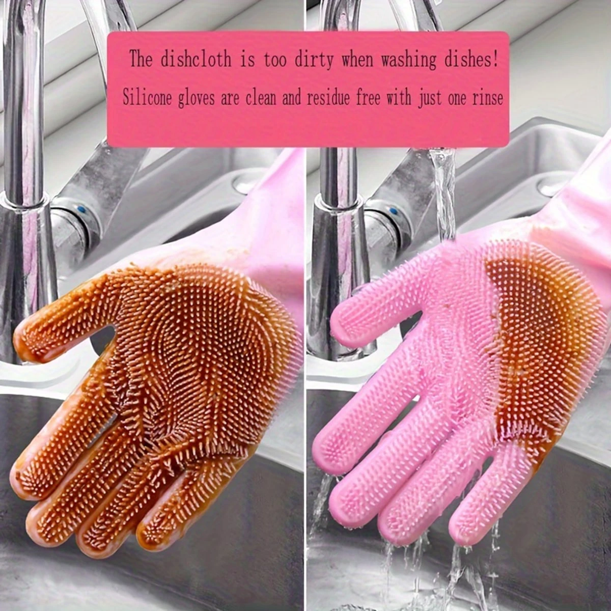 Gants De Cuisine Voarge - Anti-chaud, Antidérapants Silicone, Paire