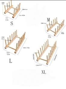 1 st. Houten bestek opbergrek, afdruiprek, afdruiprek