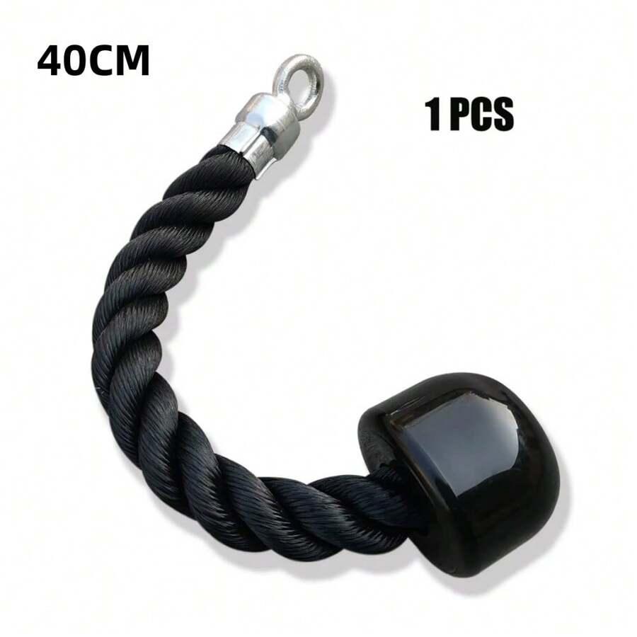 1pc Bicep Triceps Rope Attachment, Lat Pulldown Handle For Lat Pulldown Cable Machine, Shoulder Muscle Training Gym Equipment Gym Accessories - Multicolor - View 1