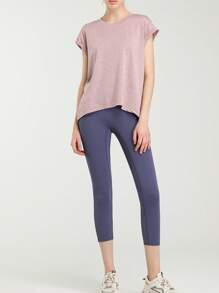 Crop top pentru yoga pentru femei, cămașă fără mâneci pentru antrenament cu spate curse, pentru alergare, sală, fitness, tricou casual sport de vară