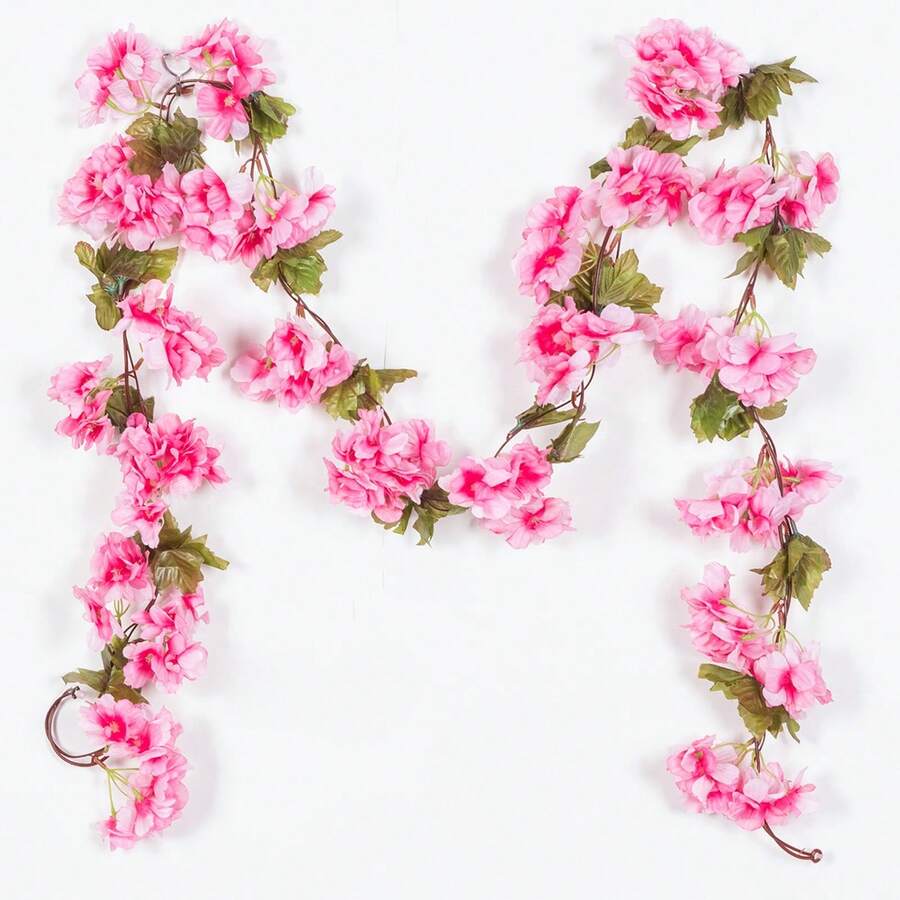 1/2/3/80PCS Artificial Flowers-Cherry Blossom Vine, Fake Plants, Home, Dining Room, Living Room, Outdoor Garden Decoration,The Art Of Inserting Flowers, Photography Props, Autumn, Spring, Vase, Flower Wall, Flower Wreath, Bridal Bouquet, Wedding Decoration, DIY Flower Wreath Materials, Birthday Party Decoration Materials, Home Decoration Accessories, Valentine's Day.