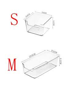 6pcs Drawer/Desktop Cosmetics Storage Box, Transparent Dresser Storage Box, Anti-Drop Multi-Compartment Jewelry And Small Objects Storage, Exquisite Storage Box,For Holiday Beach, Bathroom Collection, Bedroom Collection, Large Capacity - Transparent With Dots - View 10