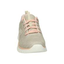 SKECHERS | Zapatillas Skechers Graceful Twisted Fortune para Mujer – Deportivas en Color Natural con Detalles en Coral – Sneakers con Cordones – Cómodas y Versátiles – Casual – Vegan – Modelo 12614-NTCL - ✅ Entrega 24/72h a España (península) - Dorado - Ver 3