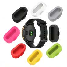 5 件装硅胶防尘塞盖适用于 Garmin Fenix 8 7 7S 7X 6 6S 6X Pro 5 5S 5X Plus/Vivoactive 3/4/Venu/Forerunner 935 智能手表充电器端口保护器防尘塞盖