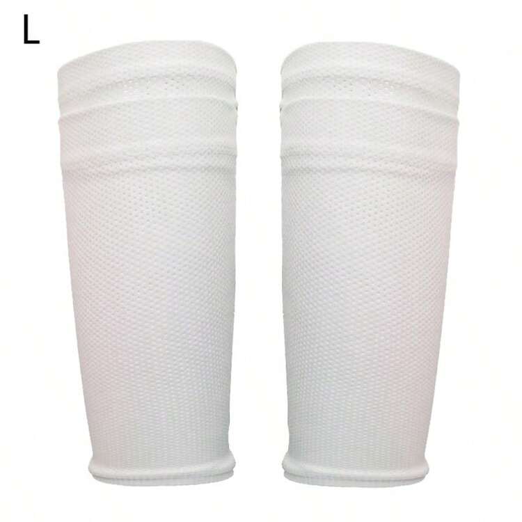 1 Pair Soccer Shin Guards With Pockets, Breathable Soft Double-Layer Sports Leg Protectors, Outdoor Sports Equipment - Multicolor - View 11