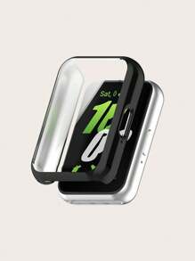 1pc Solid Color Casual Electroplated TPU Full Edge Scratch-Resistant Protective Case Compatible With Samsung Galaxy Fit 3 Smart Band - Galaxy Fit 3 - View 6