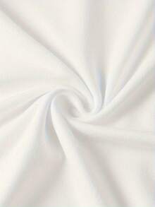 Women's Anime-Inspired Cute Cat & Text Print Oversized T-Shirt - White With Black Line Art, Short Sleeve Round Neck Casual Casual Attire, Kawaii Manga Style Loose Fit Top, Geometric Pattern Patch Print, SpringFall Layering Essential, Machine Washable - 白色 - 查看 5