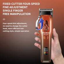 Kemei KEMEI New Barber Hair Cordless Trimmer Km-2254 Model Manufacturer Electric Hair Trimmer For Men Hair Cutting Clipper Barber