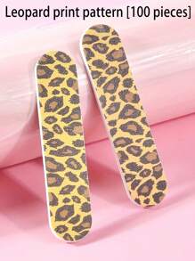 50pcs Dual-Sided Durable Portable Mini Nail Files, Suitable For Natural And Artificial Nails, Compact Colorful Design For Manicure & Pedicure