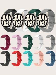 1 条 20 毫米/22 毫米快速释放硅胶智能手表表带，通用，兼容三星///Garmin/Amazfit/Coros