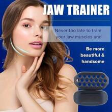 Jaw Trainer-Jaw Exerciser Men & Women |   3Resistance Levels Jawline Exerciser Beginner Intermediate & Advanced Users