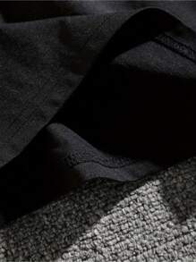 Camiseta con estampado "Nope Not Today", camisetas para hombres, camiseta de manga corta casual para el verano - Negro - Ver 6