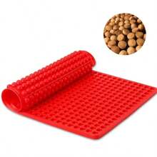 Chocolate Ball Mold 468-Cavity Mini Round Silicone Mold Chocolate Drops Molds Dog Treats Baking Semi Sphere Candy Dessert Tools - Red - View 6