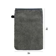2pcs Soft Face Mitten Bath Spa Cloth,Microfiber Body Wash Mitts Reusable Makeup Remover Mitt Gloves, European Style Wash Cloth, 6*8inch