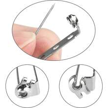 100pcs Metal Brooch Back Set, Silver Pin Bars With Clasp, For Badge, Jewelry Making And DIY Crafts, With Transparent Storage Bag - Gold - View 9