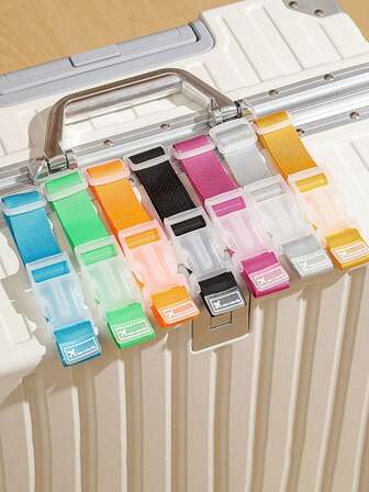 5 件活力旅行行李带 - 涤纶，可调节，带快拆扣 - 轻巧易用 - 非常适合在汽车旅行和户外探险中安全固定行李箱，旅行行李箱