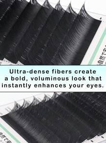 Fengxiu Eyelash 12Rows C/D Brown 5D Flower Lashes Spikes Eyelash Extensions Fluffy Volume Fans Wispy Lash Premade