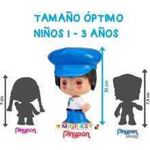 Pinypon My First School Bus - Autobus Escolar Con Panel para adaptarse a bloques de varias formas y colores, Estimula su desarrollo y juego, la motricidad Fina y Gruesa - Amarillo - Ver 6