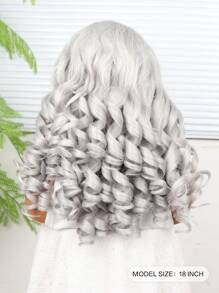 (米色、灰色)13X4 蕾丝前假发，日本进口婴儿发合成纤维，26 英寸黑色直发合成纤维耐热假发弹力网帽，适合各种人种日常聚会，高品质女士自然美丽合成柔软假纤维头发