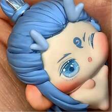 4 stuks schattige Nezha en Ao Bing magnetische siliconen decoratieve accessoires set,