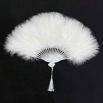 羽毛扇适用于舞台表演、广场舞、摄影道具、广告、礼品、旗袍表演