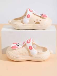 [talla grande Vendido] Sandalias transpirables para niños, Sandalias de baño de verano para niños y niñas con suela suave antideslizante y diseño de dibujos animados, Sandalias de playa ligeras y de secado rápido para niños pequeños - Blanco - Ver 4