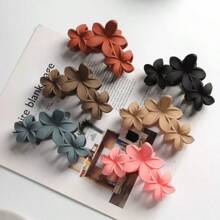 1 件/6 件几何图案派对 ABS 塑料发夹，高端雏菊花发夹，女士发夹，批发适合所有季节的发饰 - 多色 - 查看 3