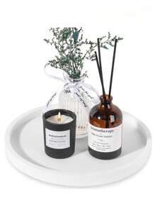 1 件台面和梳妆台托盘 - 硅胶皂液器托盘、防碎柔性浴室托盘、厨房水槽皂液瓶托盘、钥匙圈托盘、原装硅胶托盘（返校季） - 彩色 - 查看 12