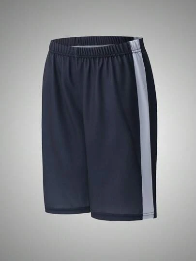 Teen Boys' Breathable Quick Dry Sports Running Shorts, Loose Fit, Mesh Panel, Outdoor Fitness Bermuda