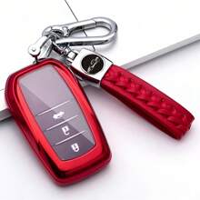 Premium TPU Car Key Fob Cover - Full Protection Case Key Shell For Crown For Prado For Highlander For RAV4 For Alphard For Vellfire For Harrier For BZ4X Anti Fall And Dust-Proof Keybag