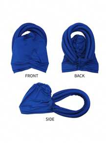 1pc African Style Handmade Flower Headdress, Luxurious Women Headscarf, Elegant For Important Occasions - Multicolor - View 10