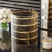 2025 New Arrival Luxury Jewelry Box, Multi-Layer Rotating Jewelry Storage Organizer Case For Earrings, Necklaces, Rings - Multicolor - View 6