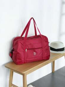 大容量折叠行李袋 - 便携、轻便、旅行收纳，配有能量套手推车 - 非常适合家庭被子衣服收纳和复活节礼物 Suffle 女士包