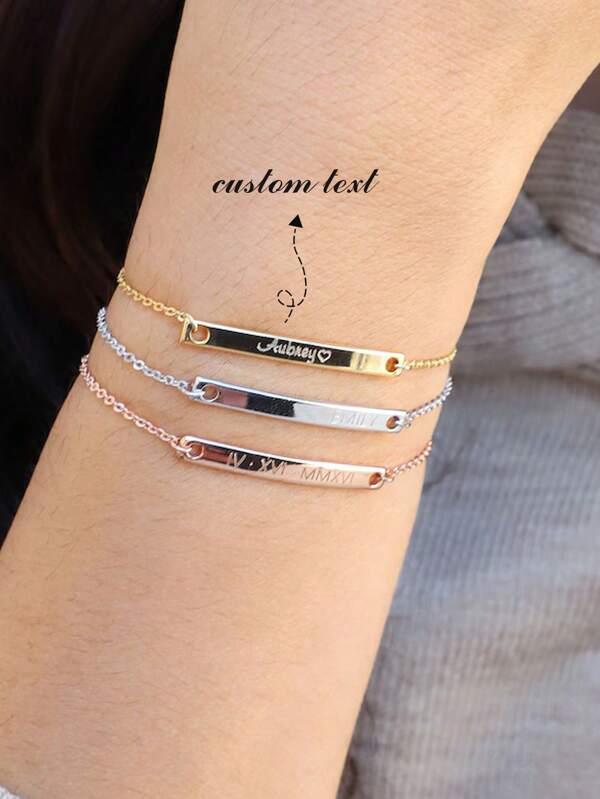 Personalisiertes Armband aus Sterling Silber für Frauen, personalisiertes Geschenk, Freundschaftsarmband, personalisiertes Namensarmband, Geschenk zum Muttertag, Gold, Silber, Roségold, stilvoll, farbig, vintage, einfach, unisex, Lässig, süß, personalisiert, einzigartig, ideales Geschenk für ihn, ideales Geschenk für sie, sie, Freund, Freundin, Vater, Mutter, Familie, Freunde, für Jahrestage, für Geburtstage, für Abschluss, für Abschlussball, für Partys, Muttertagsgeschenke für Frauen
