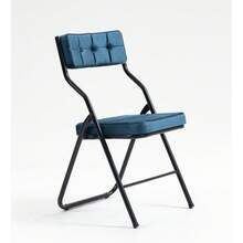 Klappstuhl 2 Stück Set, klappbare Esszimmerstühle mit Kissen, tragbare und zusammengebaute klappbare Extra Stühle für Gäste Küche Büro Hochzeit Party, Outdoor Camping Klappstühle